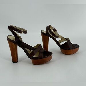 Vintage Y2K Bebe Platform Heels Platform Sandals 8